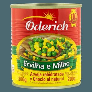 Ervilha e Milho Oderich 200g