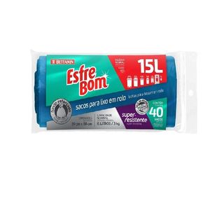 Saco lixo Bettannin 15L azul