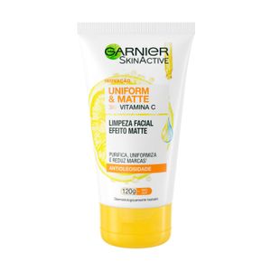 Gel de Limpeza Facial Garnier SkinActive Uniform & Matte 120g