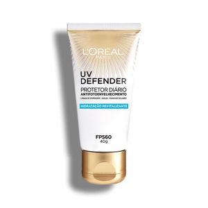 Protetor LOréal Facial UV Defender FPS60 Hidratação 40g