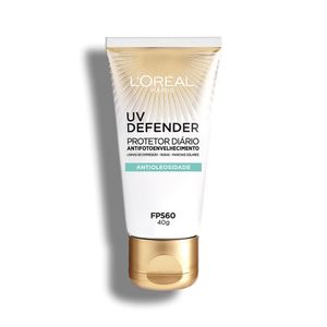 Protetor LOréal Facial UV Defender FPS60 Antioleosidade 40g