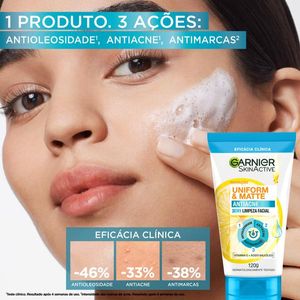 Esfoliante Garnier 120g 3 em 1 Antiacne