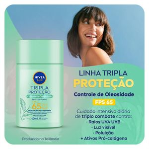 Protetor Solar Nivea Facial Controle Oleosidade FPS65 40ml