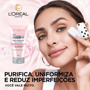 Gel De Limpeza Facial LOréal 150g Glycolic-Bright