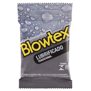 Preservativo Blowtex Lubrificado 3 Unidades