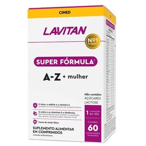 Lavitan Super Fórmula A-Z Mulher Cimed 69 Comprimidos