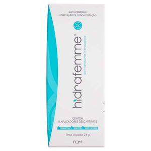 Hidraferme Gel Hidratante Ginecológico 8 Aplicadores 24g