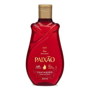 Loção Hidratante Corporal Paixão Tentadora Óleo de Amêndoas 200ml