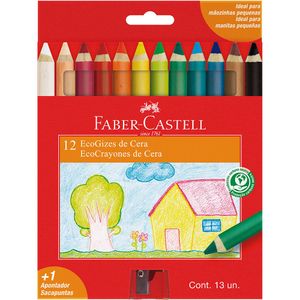 Ecogiz de Cera Faber-Castell 12 Cores