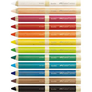 Ecogiz de Cera Faber-Castell 12 Cores