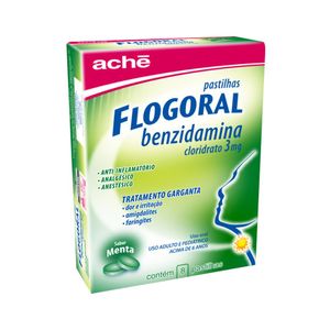 Flogoral Menta 8 Pastilhas Aché