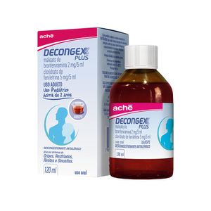 Decongex Plus Xarope 120ml Aché