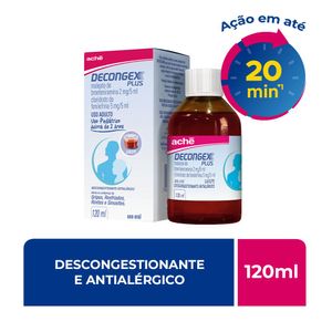 Decongex Plus Xarope 120ml Aché