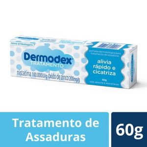 Pomada para Tratamento de Assadura Dermodex Alivia Rápido e Cicatriza 60g