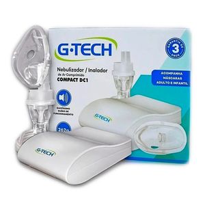 Inalador Nebulizador G-Tech Ar Comprimido Compact DC1