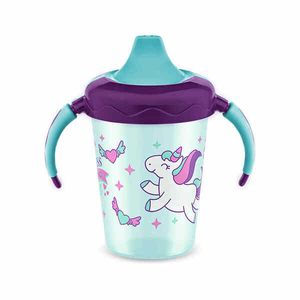 Caneca Lillo Antivazamento Aprendizado Magia Lilás 207ml