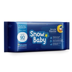 Toalhas Umedecidas Snow Baby Unidades de Dormir 90 Unidades