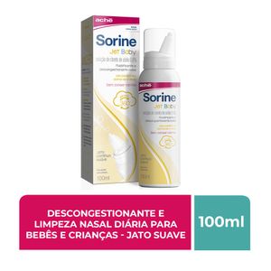 Sorine Jet Baby 0,9% Solução Nasal 100ml Aché