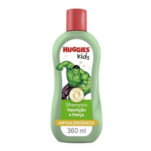 Shampoo Infantil Huggies Kids Nutrição e Força Hulk 360ml