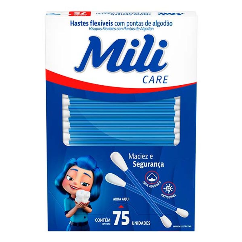 hastes-flexiveis-mili-care-75-unidades-10035813