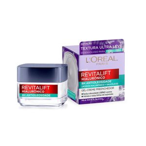 Gel Creme Loreal Revitalift Antioleosidade Hialurônico 49g