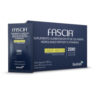 Fascia Suplemento Alimentar Sabor Abacaxi 30 Sachês Biolab