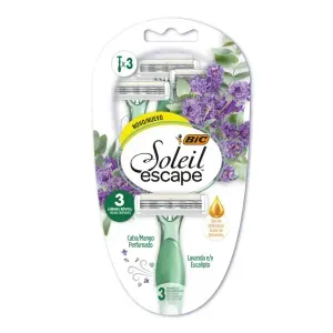 Aparelho de Barbear Bic Soleil Escape Lavanda e Eucalipto 3 Unidades