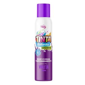 Spray para Cabelo Aeroflex Colorido Violeta Neon 150ml