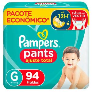 Fralda Pampers Pants Ajuste Total Max G 94 Unidades