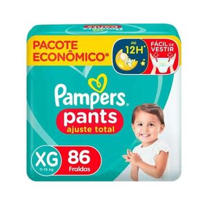 Fralda Pampers Pants Ajuste Total Max XG 86 Unidades