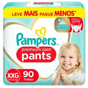 Fralda Pampers Pants Premium Care XXG 90 Unidades