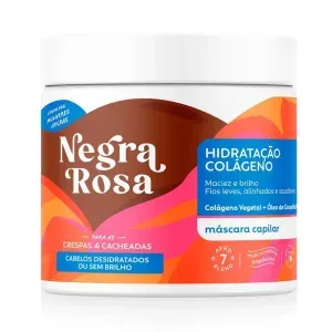 Máscara Capilar Negra Rosa 500g Colágeno