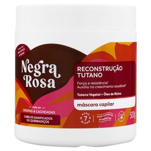 Máscara Capilar Negra Rosa 500g Reconstrução Tutano
