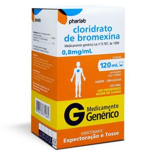 Bromexina Xarope Genérico Pharlab Infantil 120ml