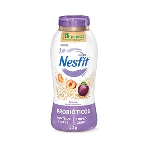 Iogurte Nestlé Ameixa Aveia e Amaranto Zero Lactose 170g