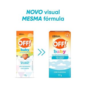 Repelente Off! Baby Locão 3+ Meses 117g