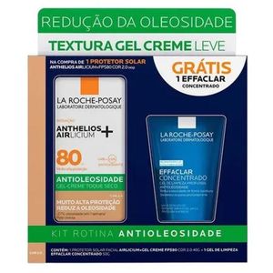 Kit La Roche Anthelios Airlicium 2 0 FPS80 40g + Effaclar Gel Concentrado 50g