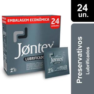 Preservativo Jontex Lubrificado 24 Unidades