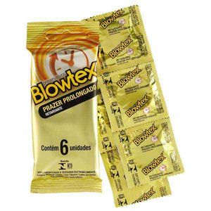 Preservativo Blowtex Efeito Retardante Lubrificado 6 Unidades