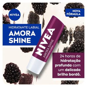 Nivea Hidratante Labial Amora Shine 4,8 g