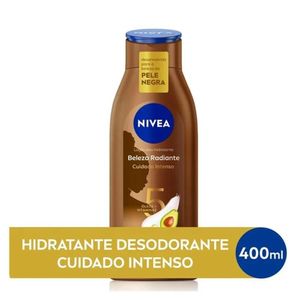 Nivea Hidratante Desodorante Beleza Radiante Cuidado Intenso 400ml