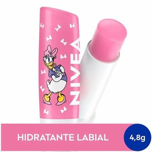 Nivea Hidratante Labial Soft Rosé 4,8g - Ed  Limitada Margarida - Disney® Mickey e Amigos