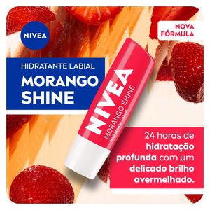 Nivea Hidratante Labial Morango Shine 4,8 g