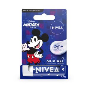 Nivea Hidratante Labial Original Care 4,8g - Ed  Limitada Disney® - Mickey e Amigos