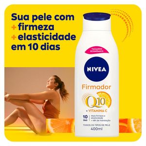 Nivea Loção Hidratante Firmador Q10 + Vitamina C Todos os Tipos de Pele 400ml