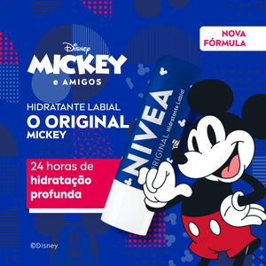 Nivea Hidratante Labial Original Care 4,8g - Ed  Limitada Disney® - Mickey e Amigos