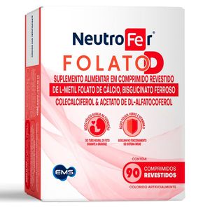 Suplemento Alimentar Neutrofer Folato D 90 Comprimidos EMS