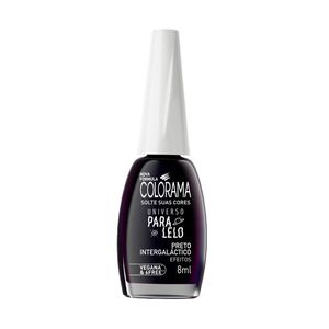 Esmalte Colorama Universo Paralelo Cor Preto Intergaláctico 8ml