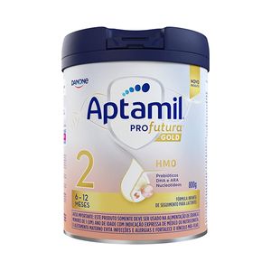 Fórmula Infantil Aptamil Profutura Gold 2 6 a 12 Meses 800g