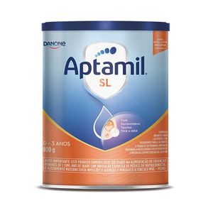 Fórmula Infantil Aptamil sem Lactose Danone 0 a 3 Anos 800g